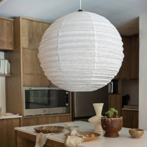 Aruna Leinen Lampenschirm, handgefertigt