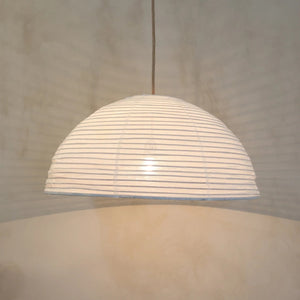 Padang Deckenlampe aus Leinen, handgefertigt