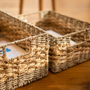 Korb rechteckig aus Seegras