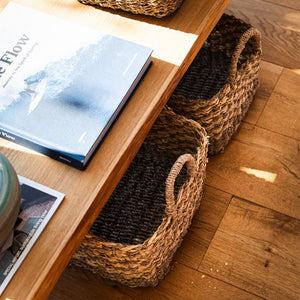 grosser Flechtkorb aus Seegras