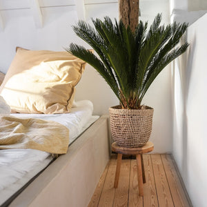 Aufbewahrungskorb Milu aus Seegras, locker geflochten