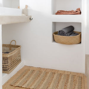 Teppich Wasserhyazinthe im Bad