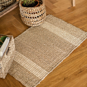 Kleiner Naturfaser Teppich Minta