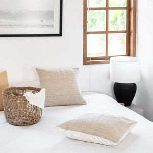 Dekokissen Nala aus Jute und Baumwolle