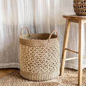 Großer Wäschekorb Tahu aus Naturfasern