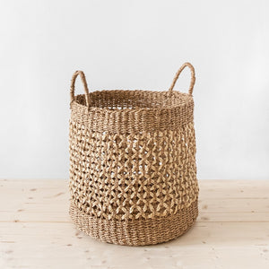 Nachhaltiger Wäschekorb Naturfaser