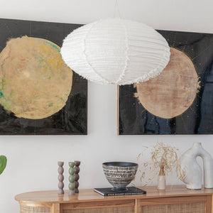 Lampion Lampe Nyam weiss