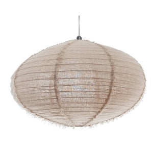 Leinen Lampe aus Bali