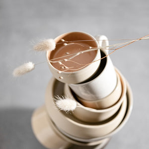 Schälchen Aru, papayafarben