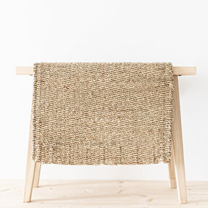 Kleiner Teppich Desa aus Seegras