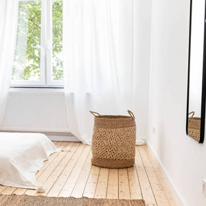 Großer Wäschekorb Tahu aus Naturfasern