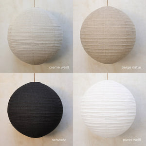 Aruna Leinen Lampenschirm, handgefertigt