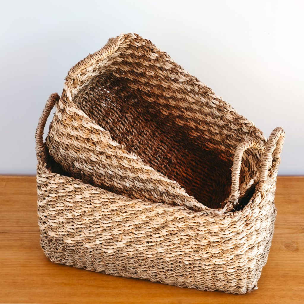 Flechtkorb Aufbewahrung atisan