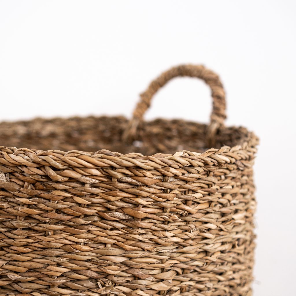 Korb geflochten rund Zoom