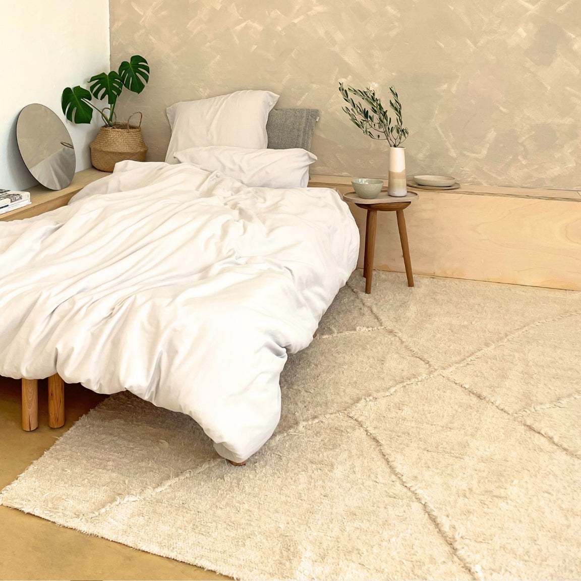 Handgefertigter Teppich Juna, verschiedene Größen