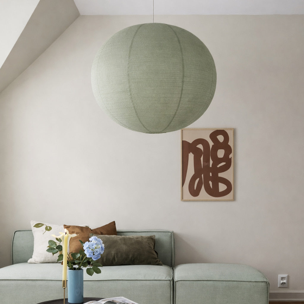 Aruna Leinen Lampenschirm, handgefertigt