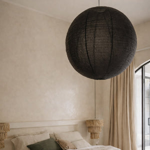 Aruna Leinen Lampenschirm, handgefertigt