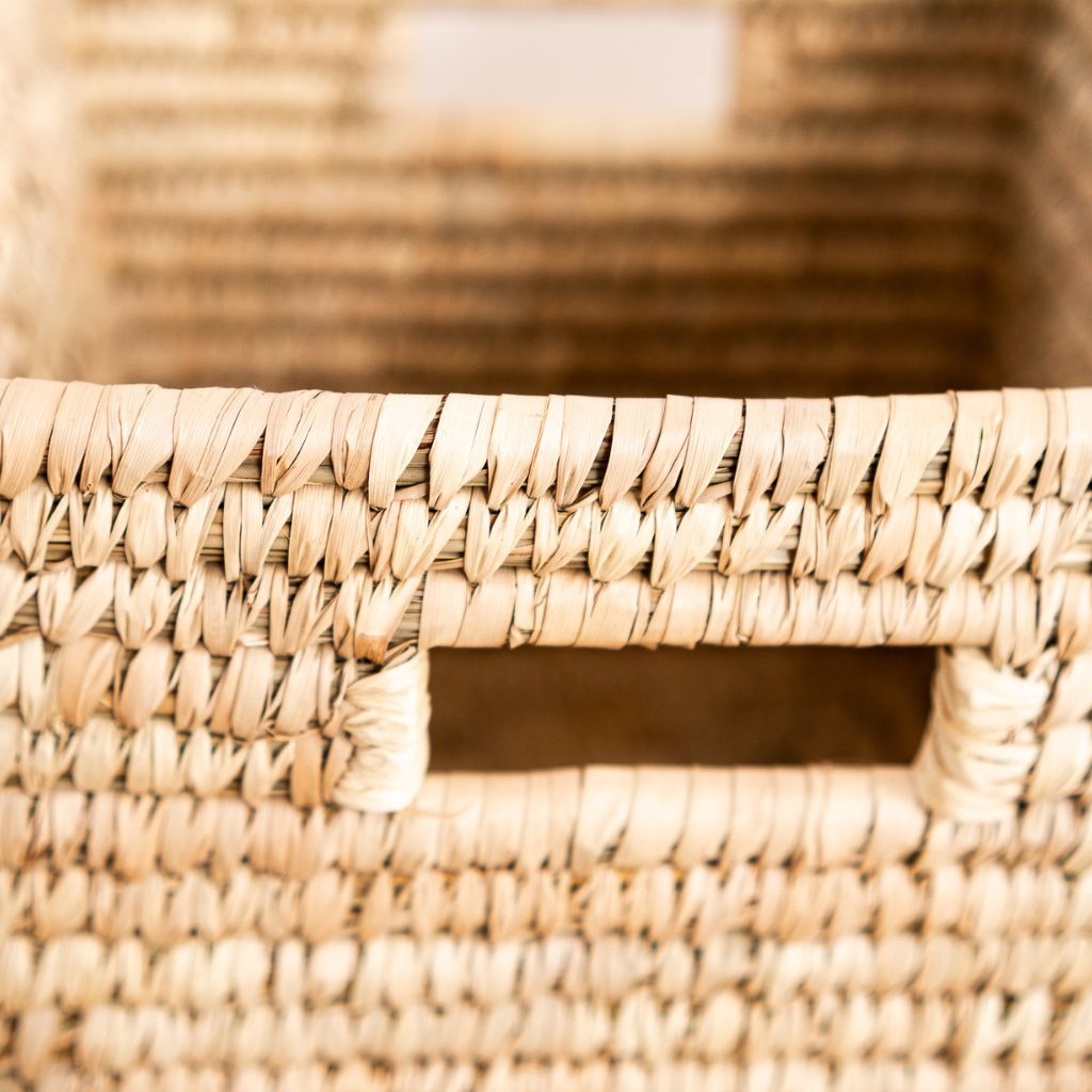 quadratischer Korb von atisan