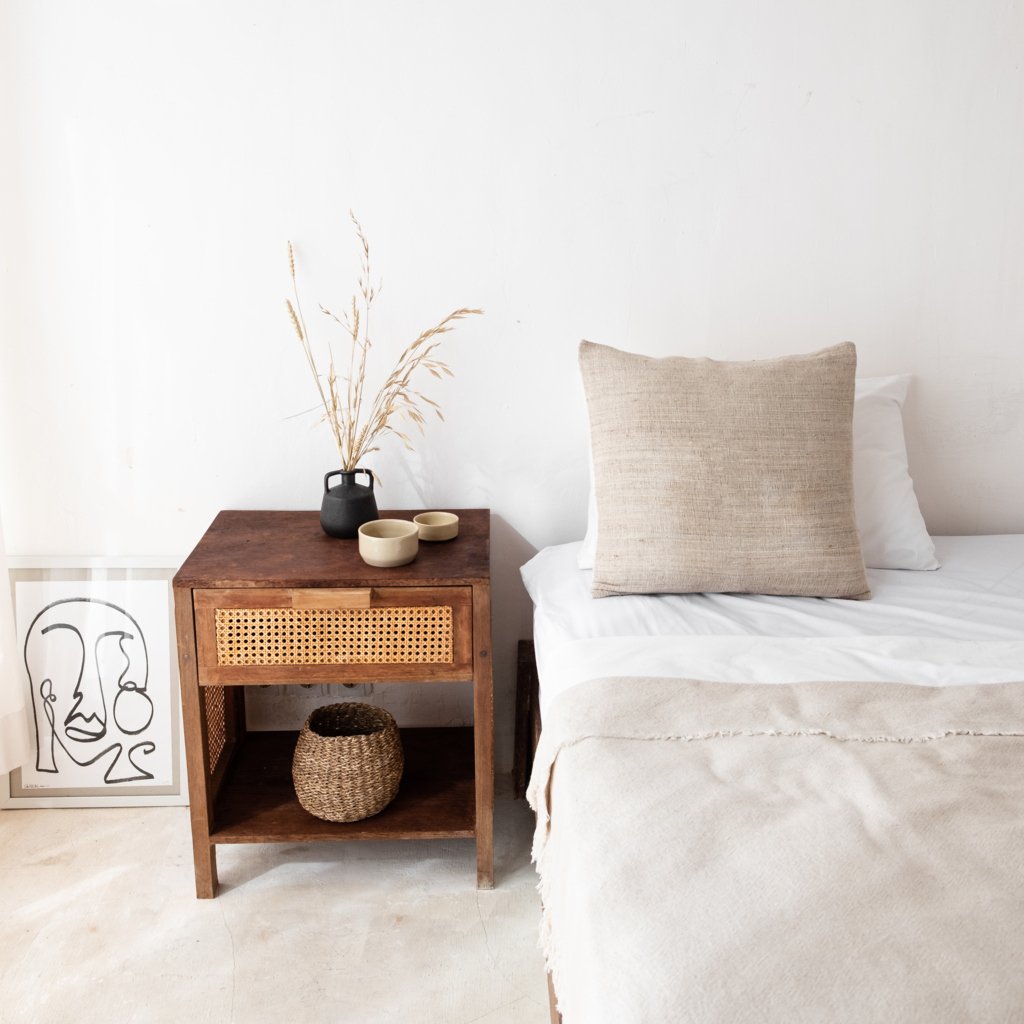 Dekokissen Nala aus Jute und Baumwolle