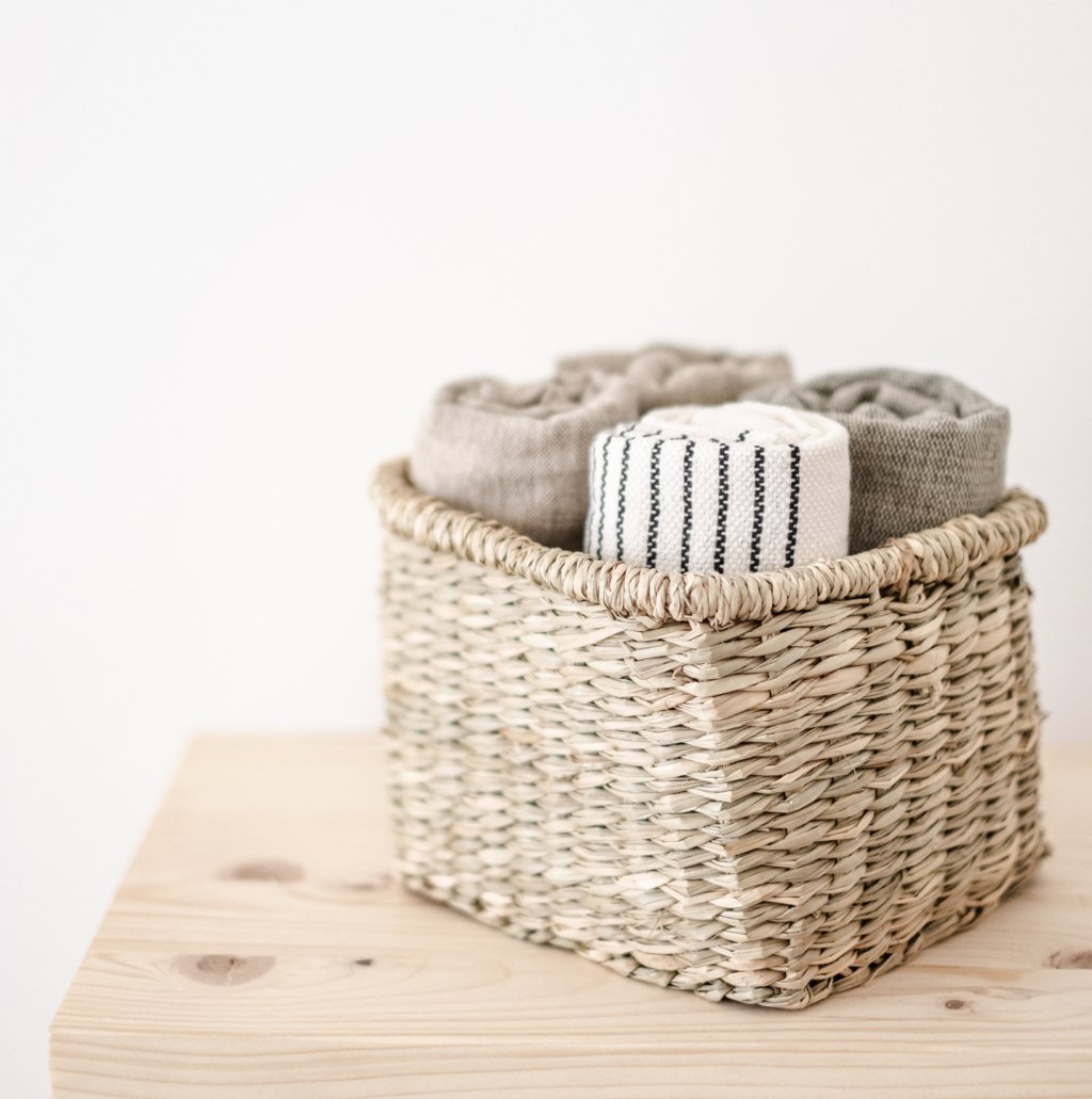 Ordnungskorb Iku aus Seegras