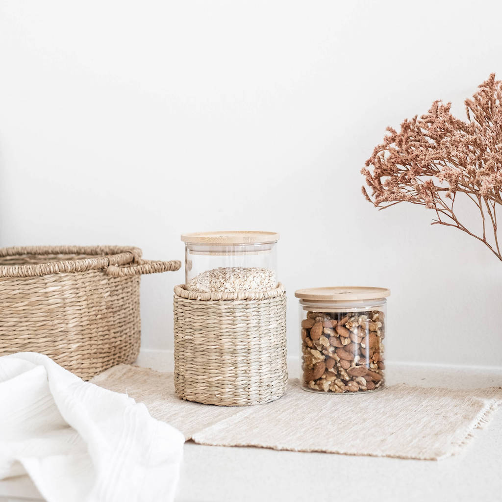 Kleiner Seegras Korb Banyu