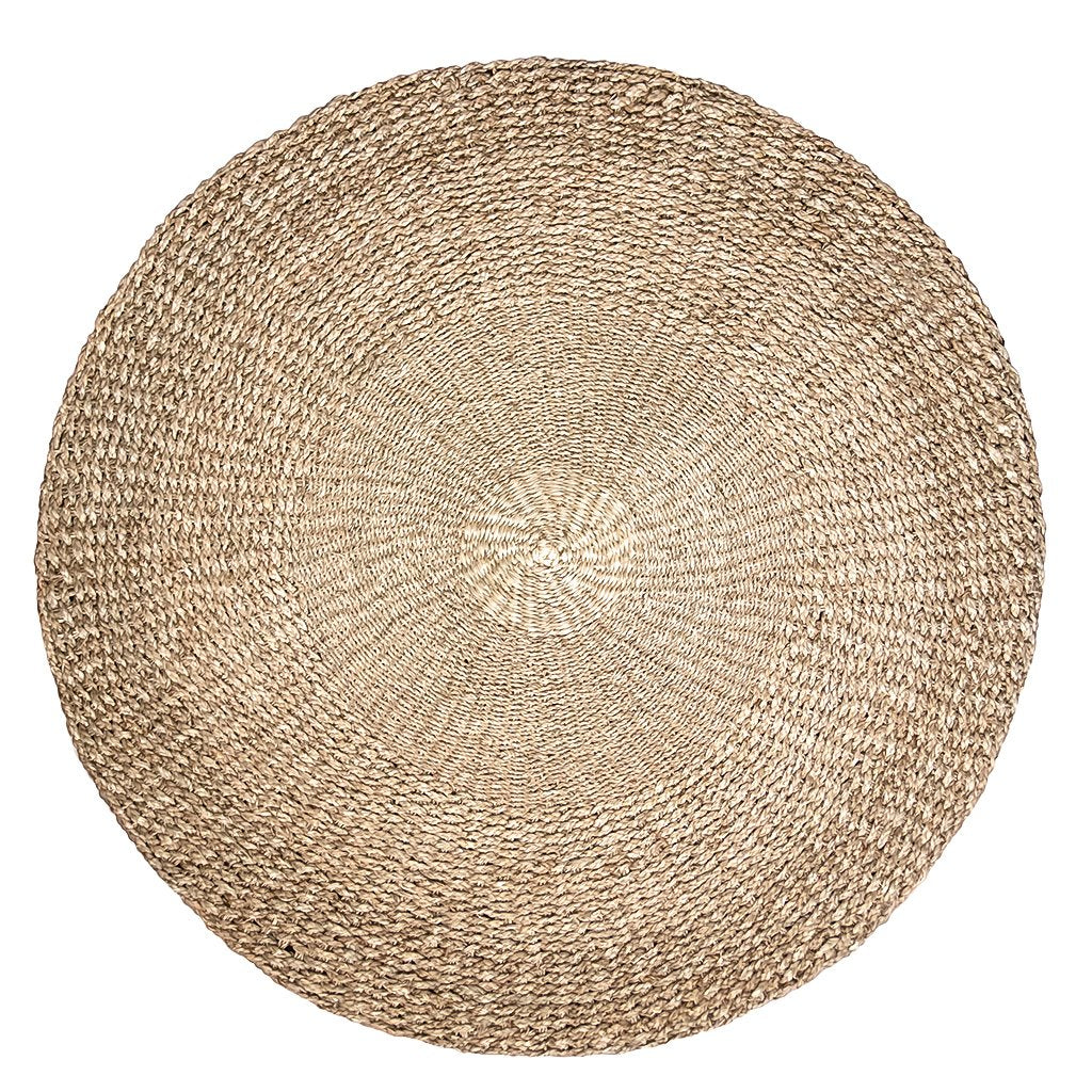 Freisteller runder Seegras Teppich