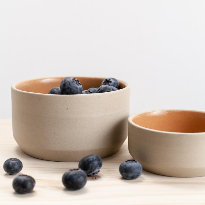 Schälchen Aru, papayafarben