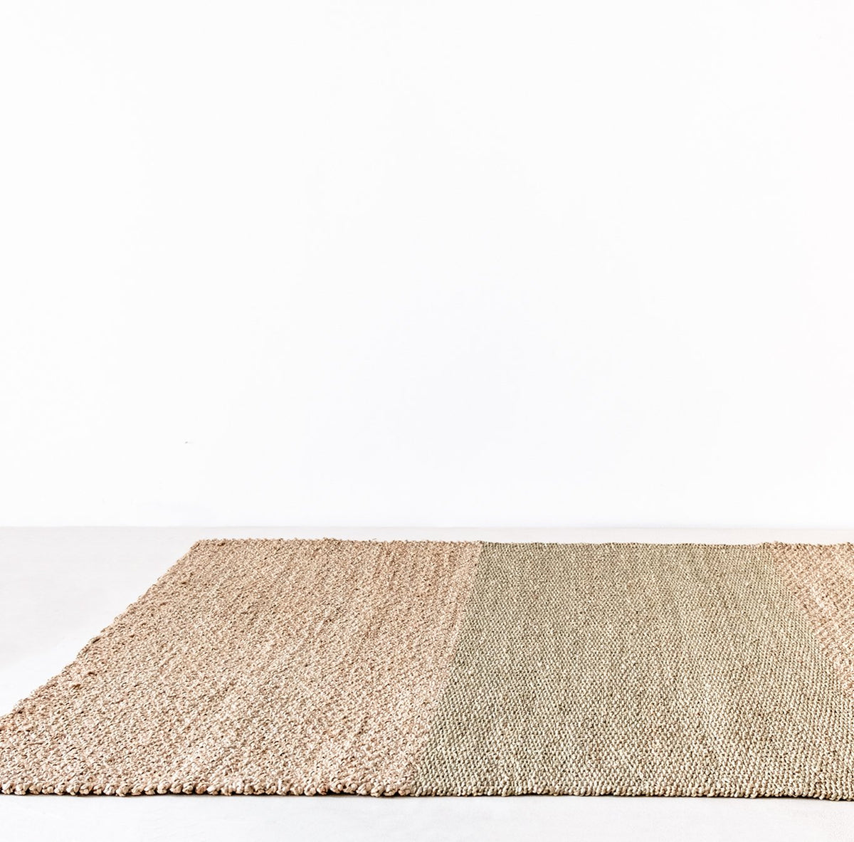 Nachhaltiger Seegras Teppich Close Up